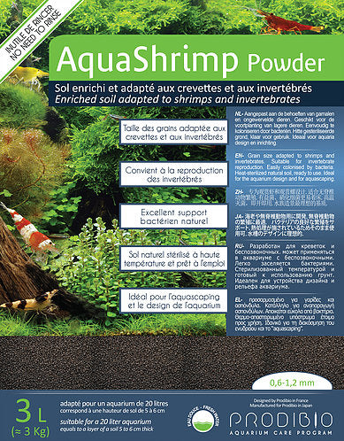 PRODIBIO AquaShrimp Powder 3L (FOC BacterKit Soil)