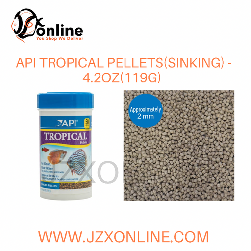 API Tropical Pellets(Sinking) - 4.2oz (119g)