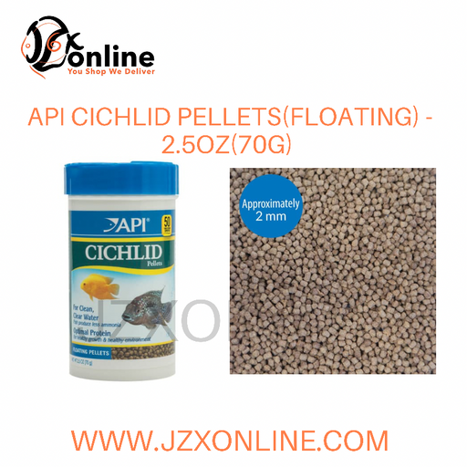 API Cichlid Pellets(Floating) - 2.5oz(70g)