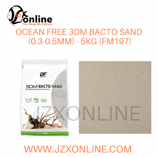 OCEAN FREE 3DM Bacto Sand (0.3-0.5mm) - 5kg (FM197)