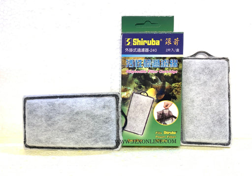 SHIRUBA Cartridge Replacment PF240 (2pcs/box)