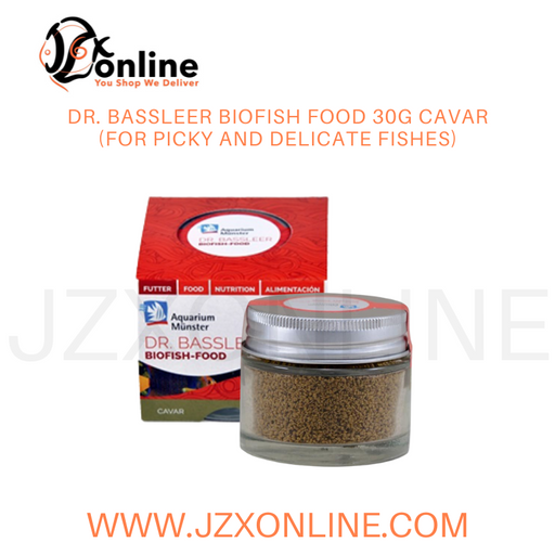 DR. BASSLEER BIOFISH FOOD 30g Cavar (For picky and delicate fishes)