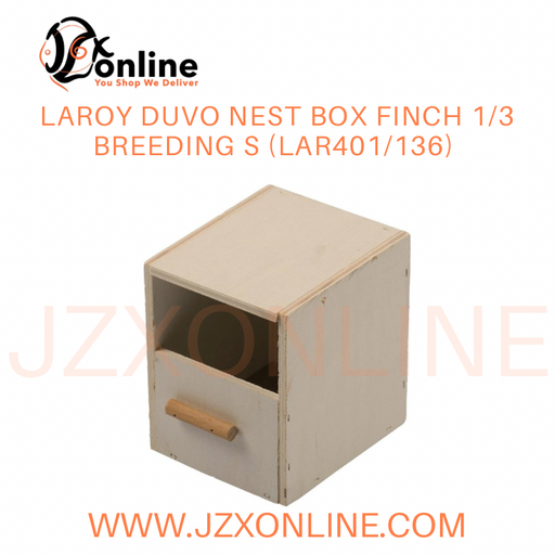 LAROY DUVO Nest Box Finch 1/3 Breeding S (LAR401/136)