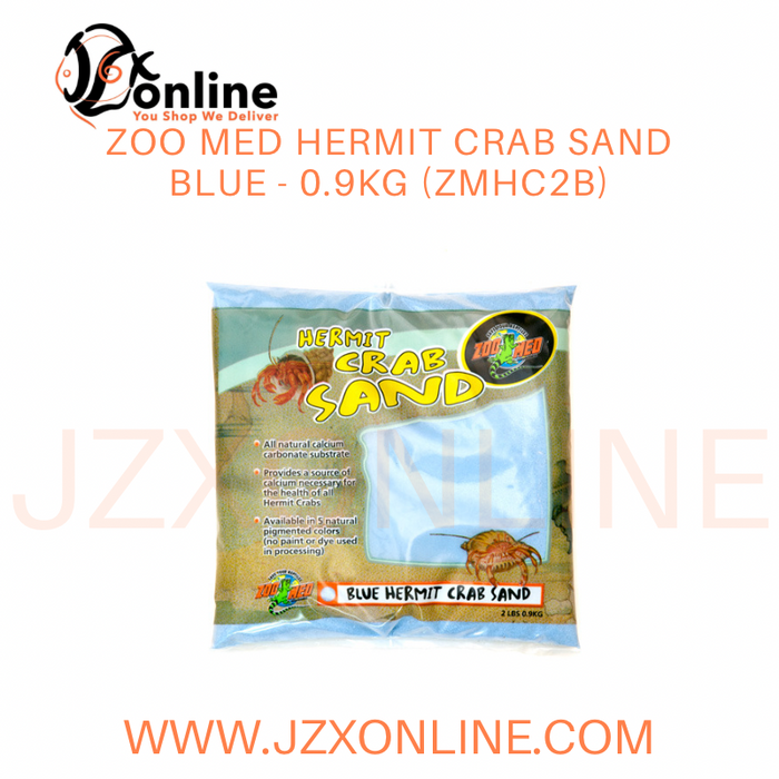 ZOO MED Hermit Crab Sand - 0.9kg (Blue / white / Yellow / green / mauve)