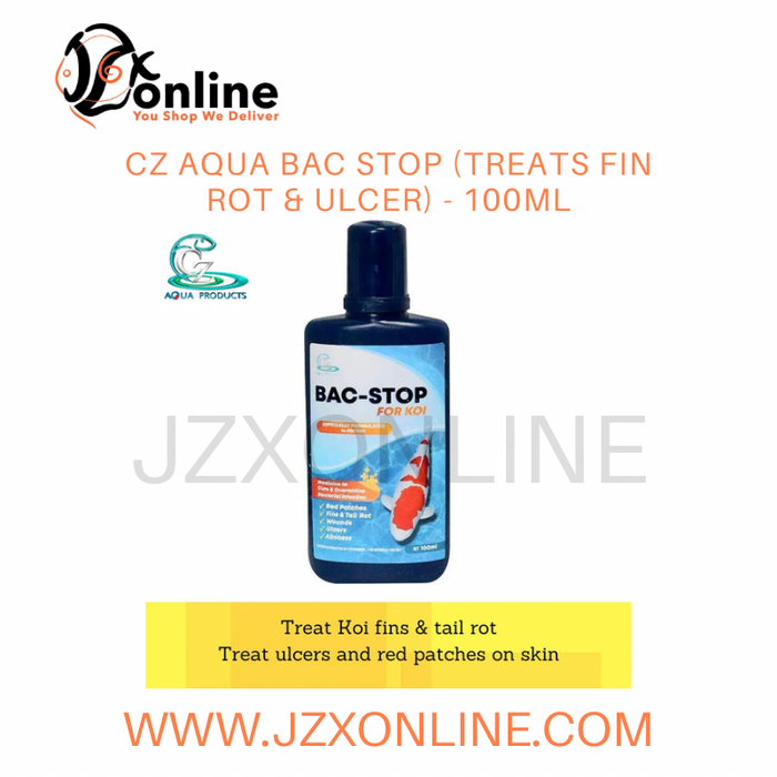 CZ AQUA Bac Stop (Treats Fin Rot & Ulcer) - 100ml