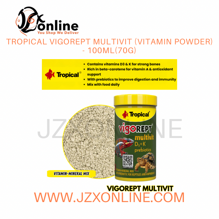 TROPICAL Vigorept Multivit (Vitamin Powder) - 100ml(70g)