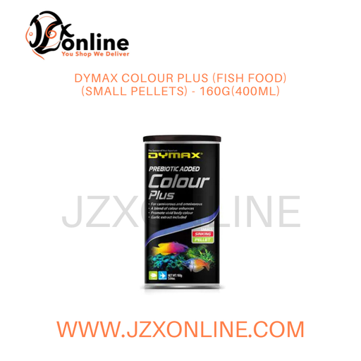 DYMAX Colour Plus (Fish Food) (Small Pellets) - 160g(400ml)