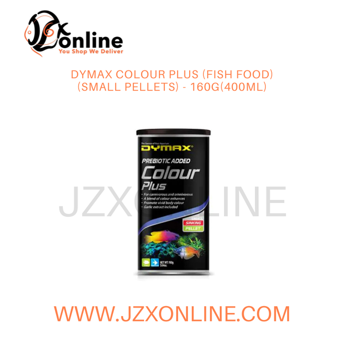 DYMAX Colour Plus (Fish Food) (Small Pellets) - 160g(400ml)