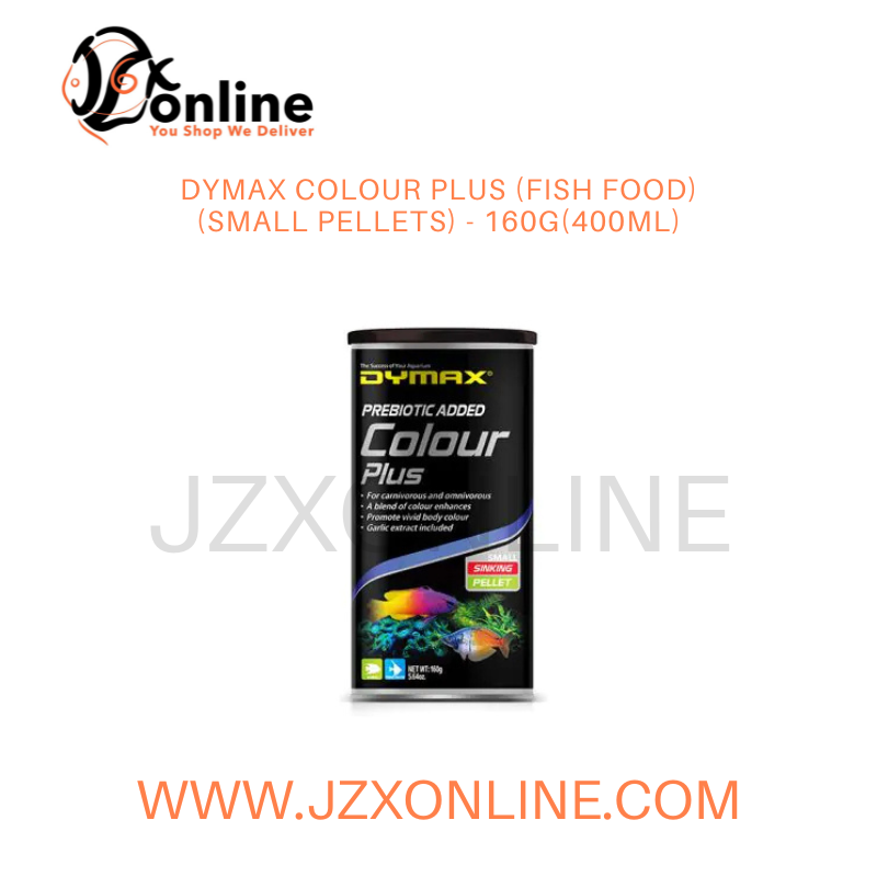 DYMAX Colour Plus (Fish Food) (Small Pellets) - 160g(400ml)