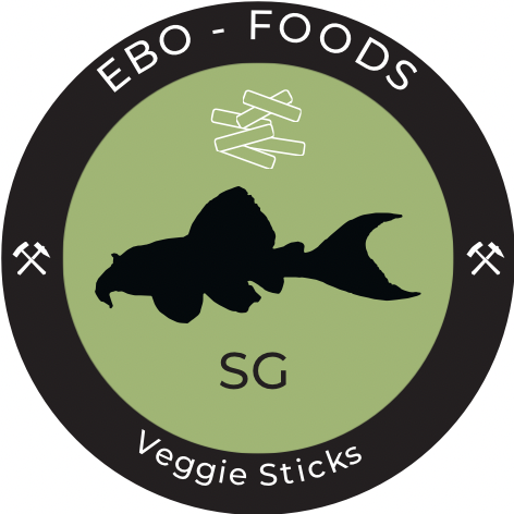 EBO FOODS Veggie Sticks Premium Fish Food 4mm - 120g / 600g / 1kg