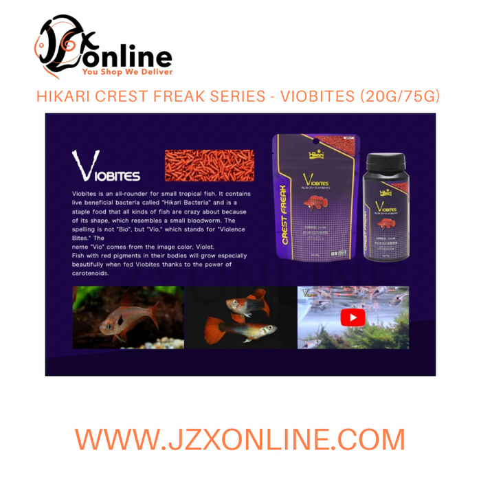 HIKARI Crest Freak Series - Redvore / Bottoms / Betta / Viobites / Corybits / Peckolte