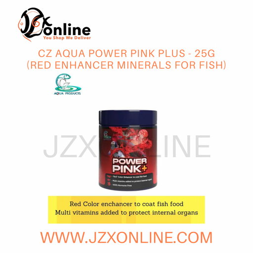 CZ AQUA Power Pink Plus - 25g (Red Enhancer Minerals For Fish)