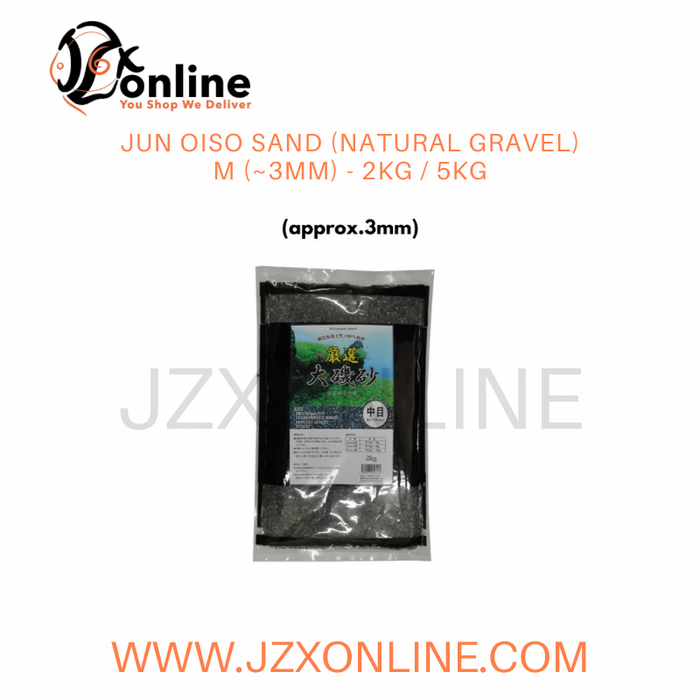 JUN Oiso Sand (Natural Gravel) M (~3mm) - 2kg / 5kg