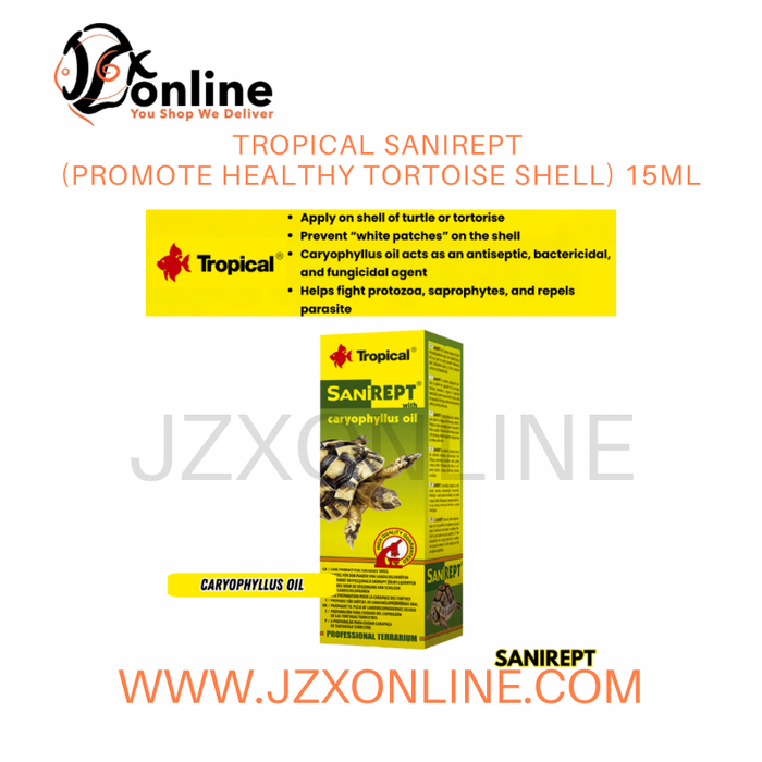 TROPICAL Sanirept (Promote Healthy Tortoise Shell) 15ml
