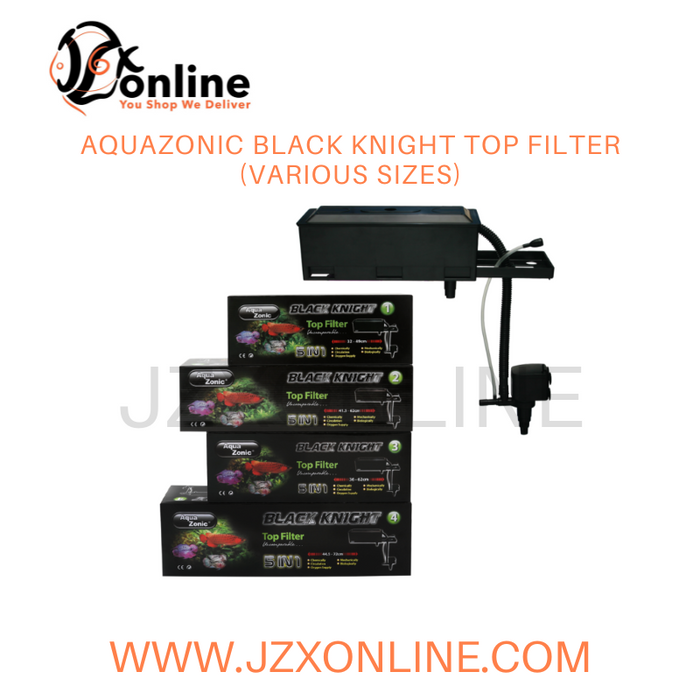 AQUAZONIC Black Knight Top Filter