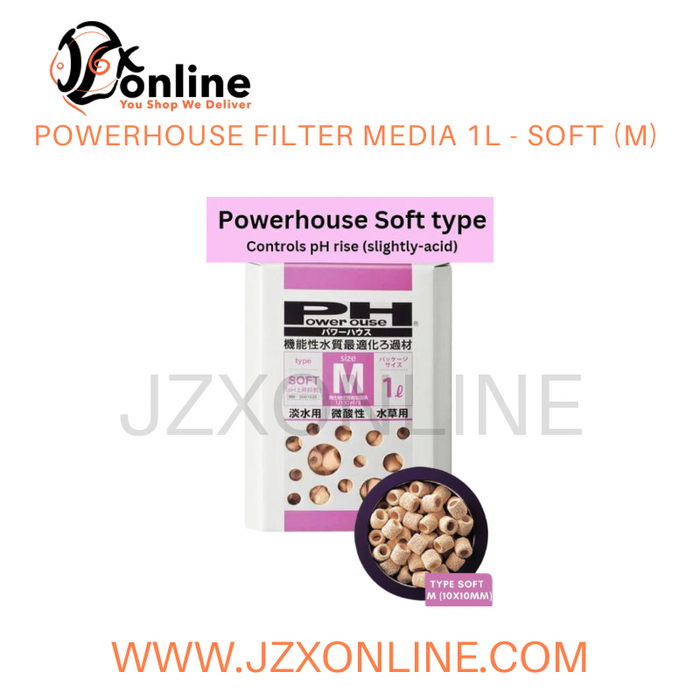 POWERHOUSE Filter Media 1L - Soft (S / M) | Hard (S /M)