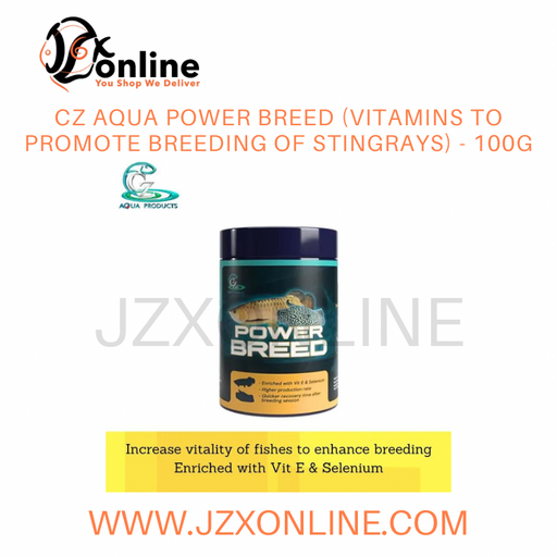 CZ AQUA Power Breed (Vitamins To Promote Breeding Of Stingrays) - 100g