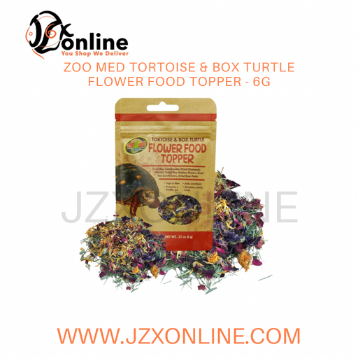 ZOO MED Tortoise & Box Turtle Flower Food Topper - 6g