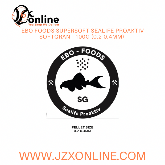EBO FOODS Sealife Proaktiv Softgran (0.2-0.4mm) - 100g