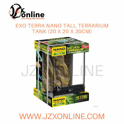 EXO TERRA Nano Tall Terrarium Tank (20 x 20 x 30cm)