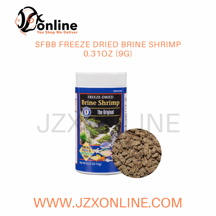 SFBB Freeze Dried BRINE SHRIMP 0.31oz (9g)