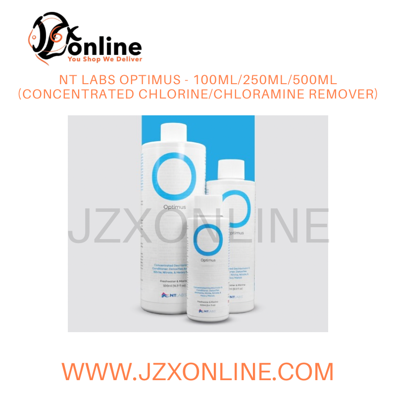 NT LABS Optimus - 100ml/250ml/500ml (Concentrated Chlorine/Chloramine Remover)