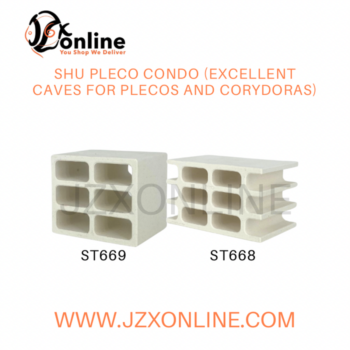 SHU Pleco Condo (excellent caves for plecos and corydoras)