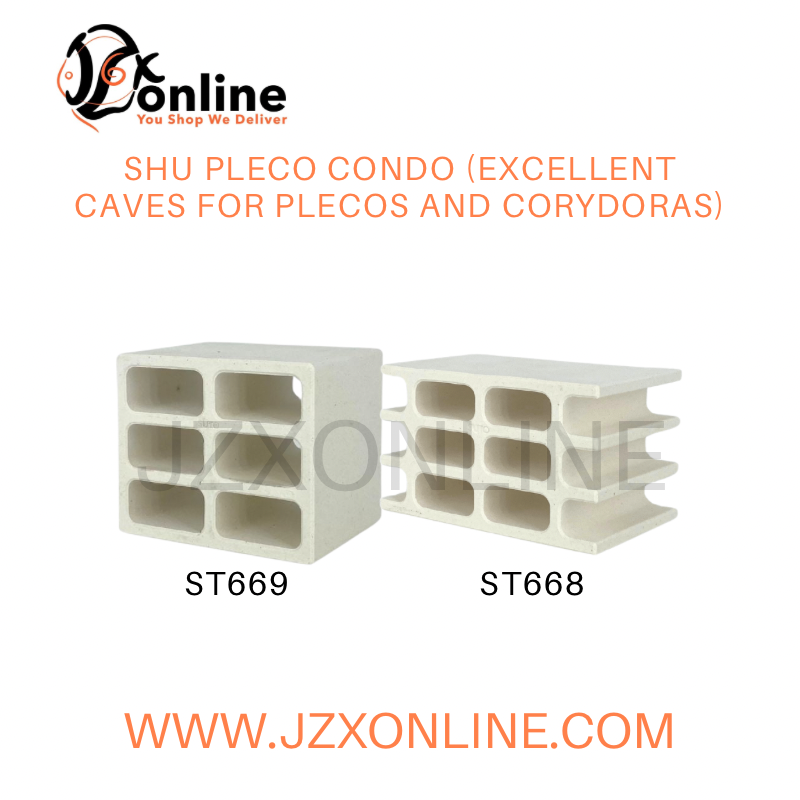 SHU Pleco Condo (excellent caves for plecos and corydoras)