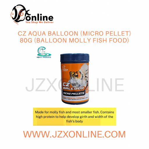 CZ AQUA Balloon (Micro Pellet) 80g (Balloon Molly Fish Food)