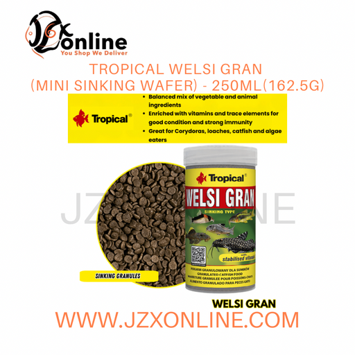 TROPICAL Welsi Gran (Mini Sinking Wafer) - 250ml(162.5g)