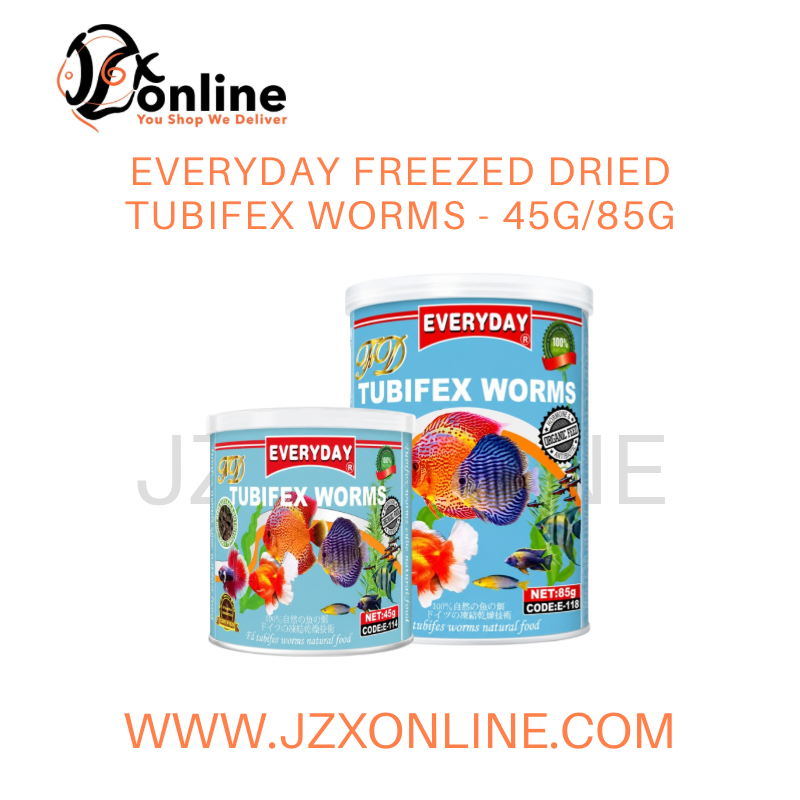 EVERYDAY Freezed Dried Tubifex Worms - 45g/85g