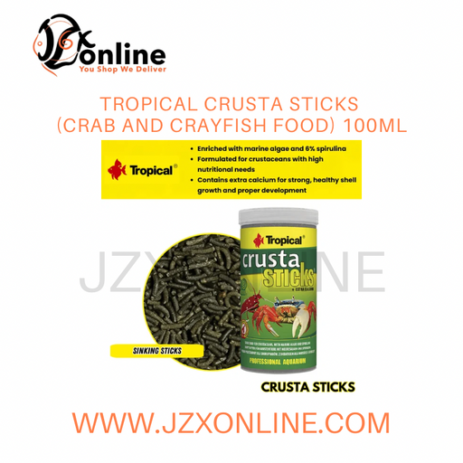 Tropical Crusta Sticks (crab and crayfish food) 100ml