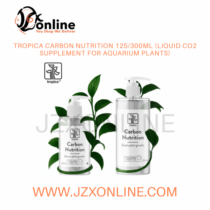 TROPICA Carbon Nutrition 125/300ml (Liquid CO2 Supplement for Aquarium Plants)