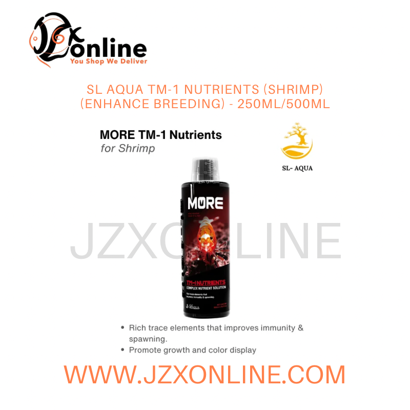 SL Aqua TM-1 Nutrients (SHRIMP) (enhance breeding) - 250ml/500ml