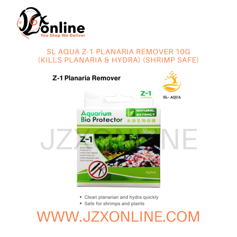 SL Aqua Z-1 Planaria Remover 10g (kills planaria & hydra) (Shrimp Safe)