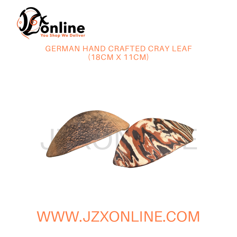 German Hand Crafted Cray Leaf (18cm x 11cm)