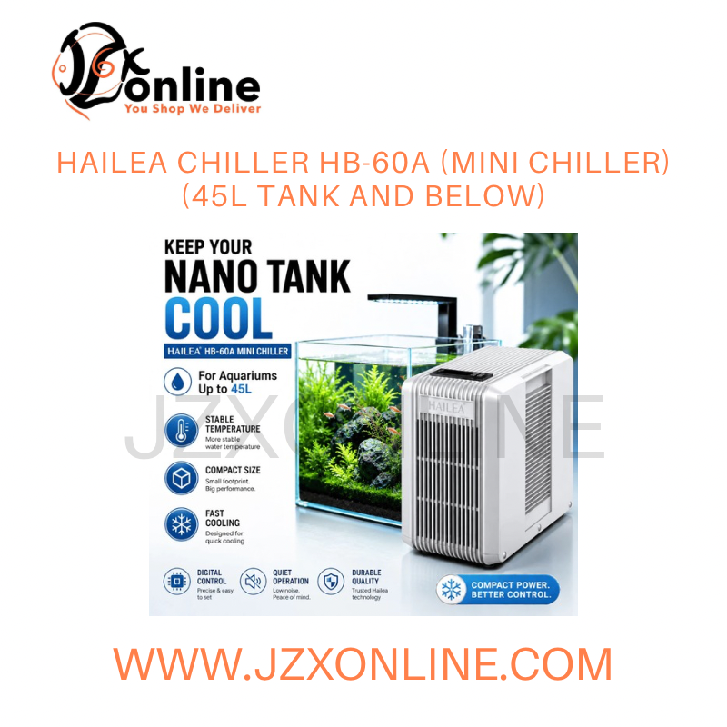 HAILEA Chiller HB-60A (Mini Chiller) (45L Tank and Below)