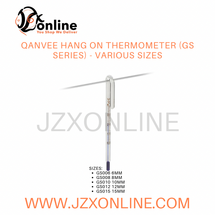 QANVEE Hang On Thermometer (GS Series) - Various Sizes