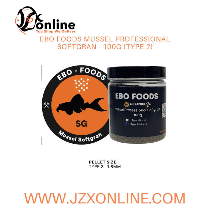 EBO FOODS Mussel Professional Softgran 100g (Type 1 / Type 2)
