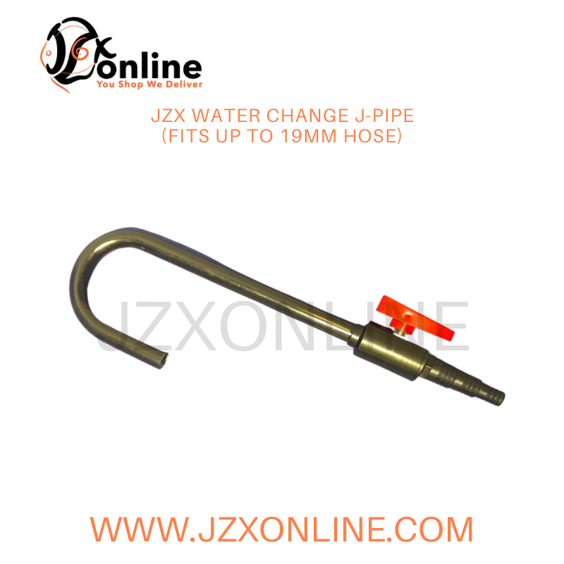 JZX Water Change J-Pipe (fits up to 19mm hose)