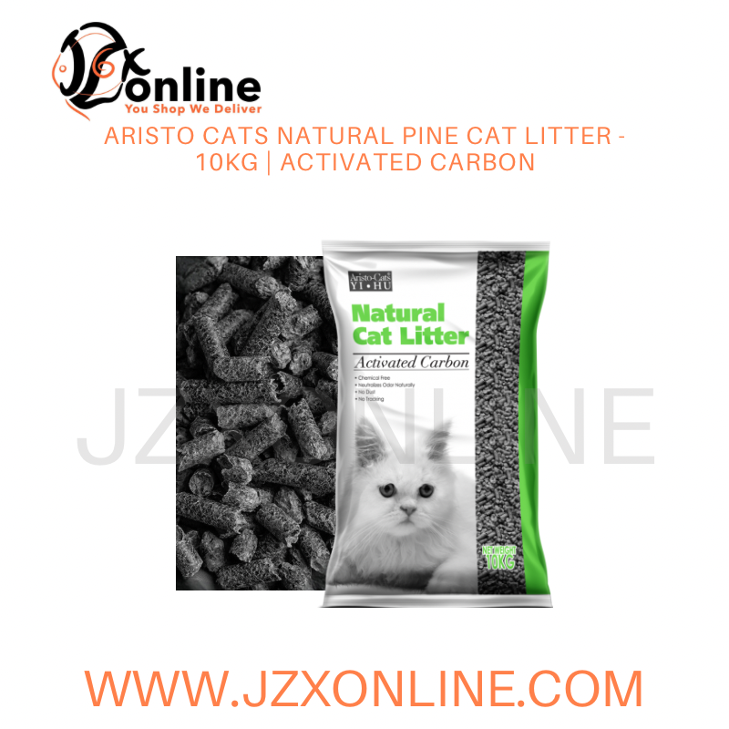 ARISTO CATS Natural Pine With Activated Carbon Cat Litter - 10kg (RB010)