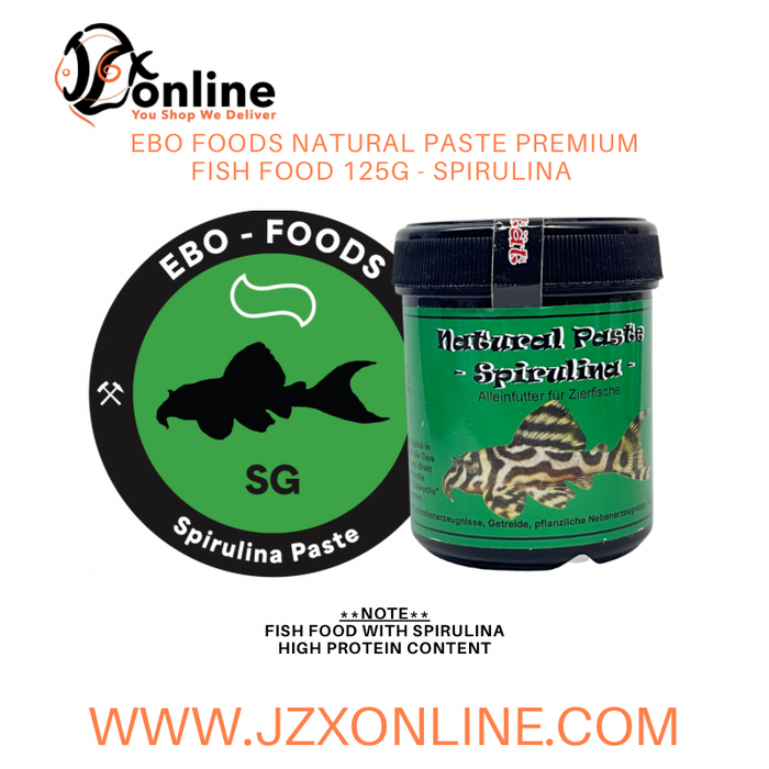 EBO FOODS Natural Paste Premium Fish Food - Youngster Grow / Insect Meal / Artemia / Spirulina