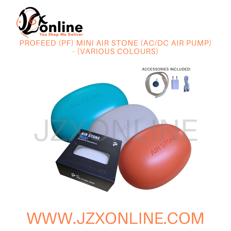 PROFEED (PF) Mini Air Stone (AC/DC Air Pump) - (Various Colours)