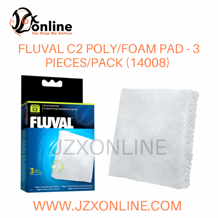 FLUVAL C2 Poly/Foam Pad - 3 pieces/pack (14008)