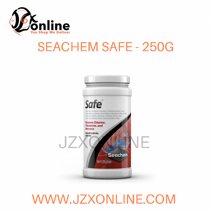 SEACHEM Safe - 250g (removes chlorine, chloramine and ammonia)