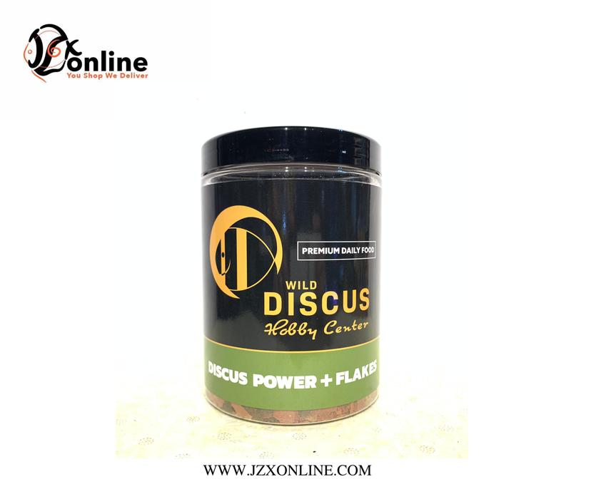 Discus Power+ Flakes - 120g (WILD DISCUS HOBBY CENTER)