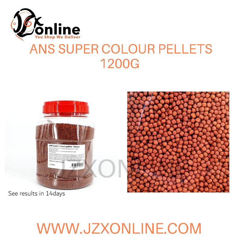 ANS Super Colour Floating Pellets (14 days) - 1.2kg (A70836)