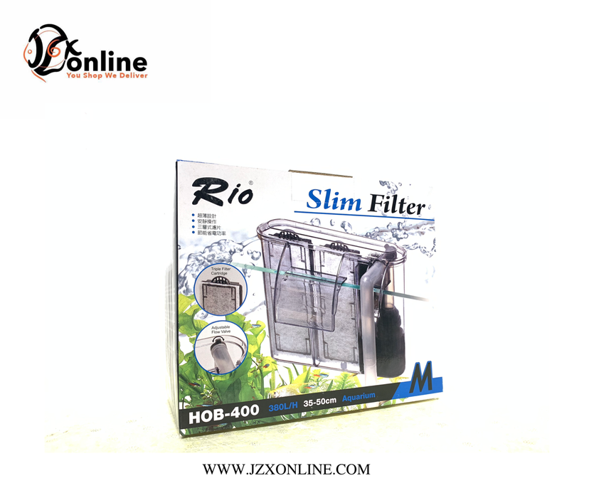RIO Slim Hang On Filter HOB-400