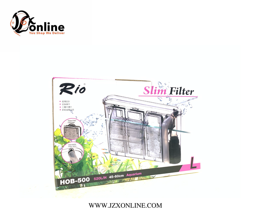 RIO Slim Hang On Filter HOB-500