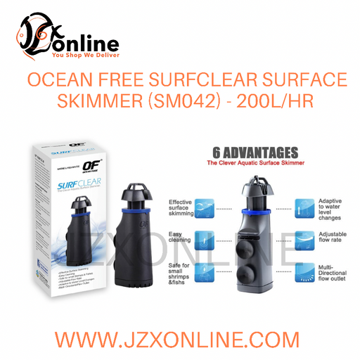 OCEAN FREE SurfClear Surface Skimmer - 200L/Hr (SM042)